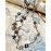 Sophie Digard | Crocheted Daisy Chain Necklace | Linen 
